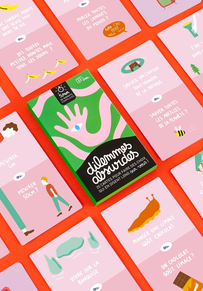Tarjetas de 5 minutos de momentos cómplices: dilemas absurdos