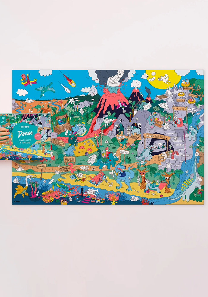 Giant Poster Seek and Find Dinos