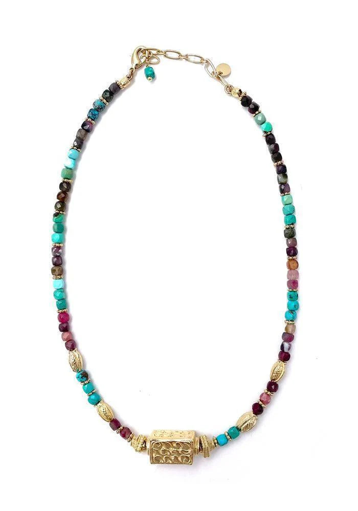 Collier Dhyana Turquoise Tourmaline - Room Service