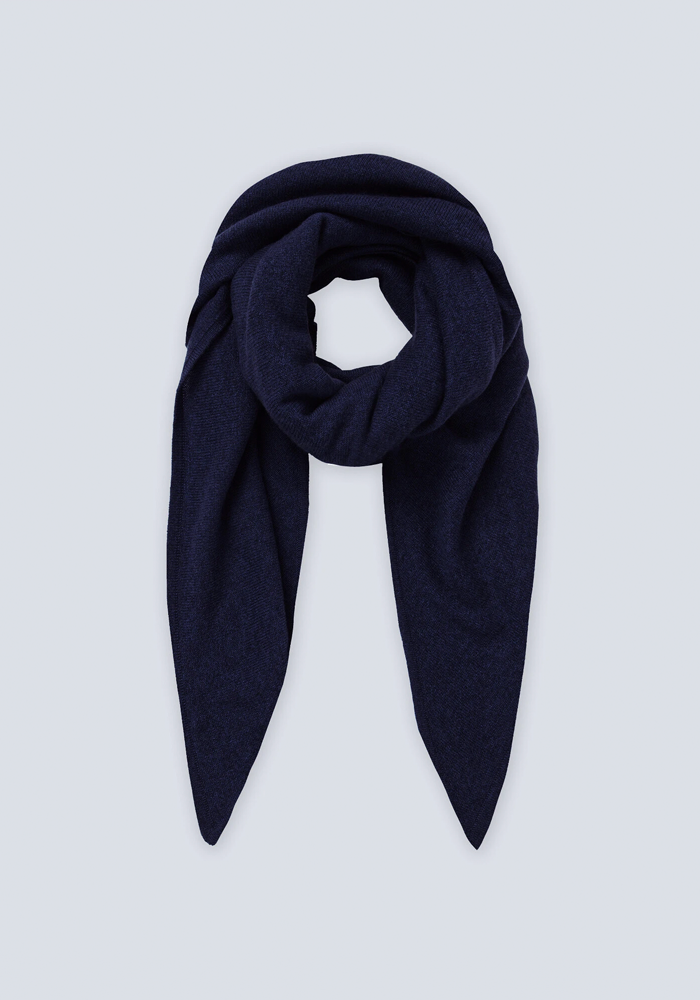Écharpe Cachemire Eleonore Bleu Marine - Notshy