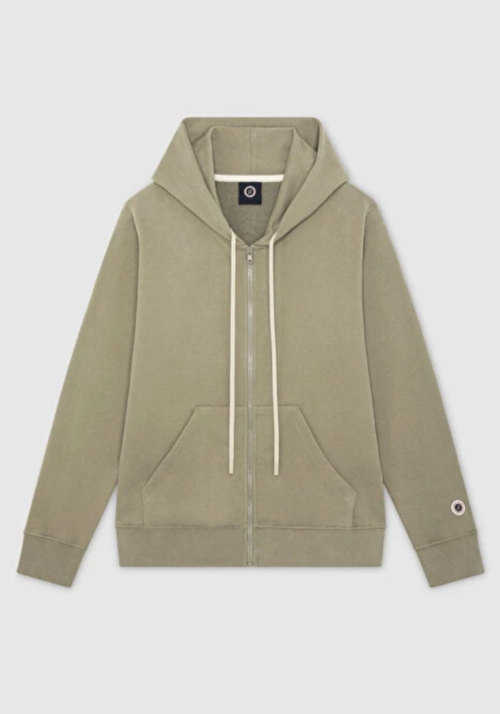 Gilet Iconic Zip Up Sage - Sweat Pants