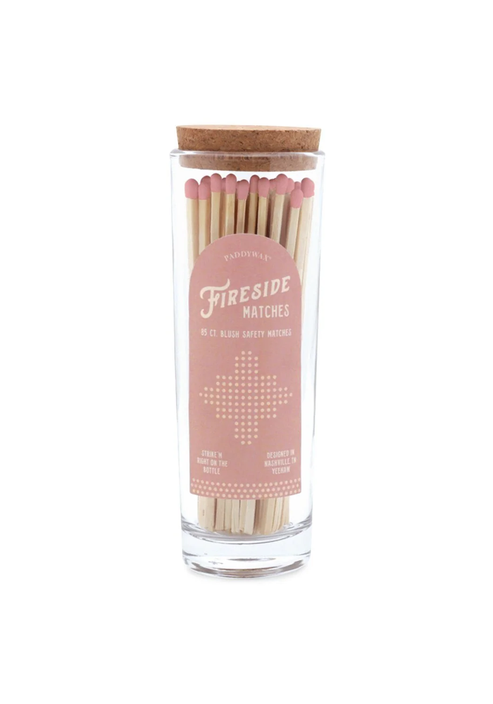 Bocal De 85 Allumettes Fireside Blush - Blush Sélection Décoration