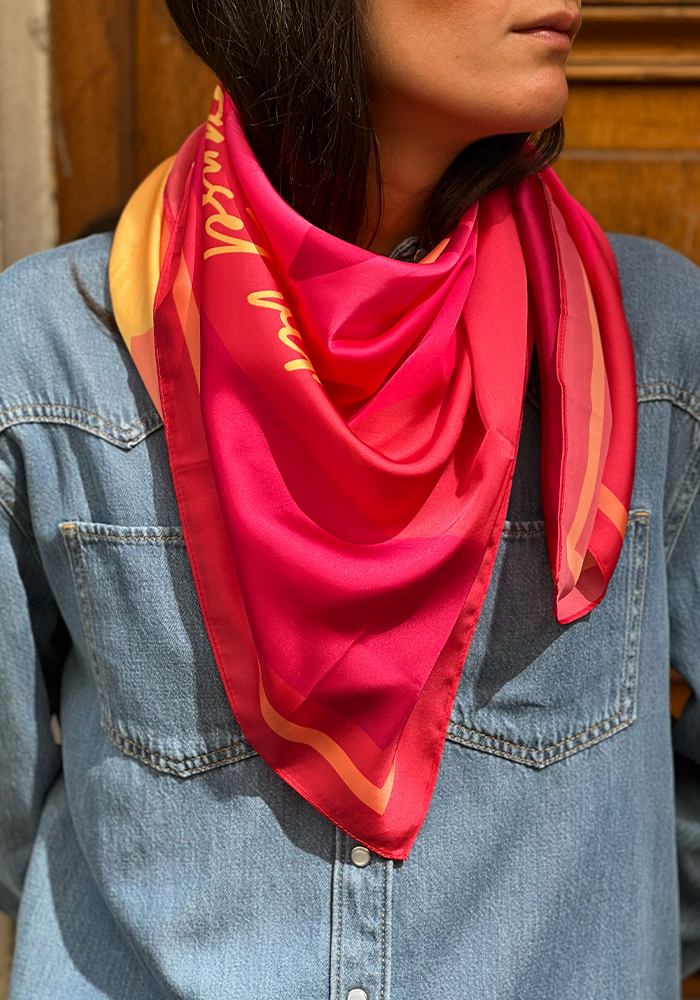 Foulard Jaipur Sunset - Édition Limitée - Pré-commande