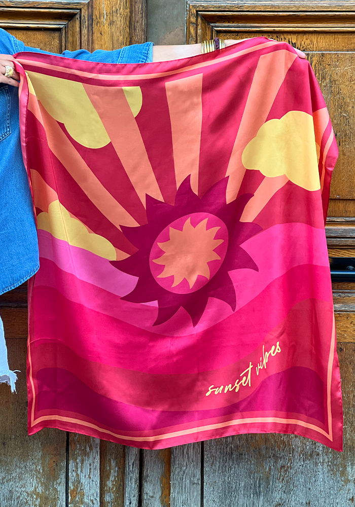 Foulard Jaipur Sunset - Édition Limitée - Pré-commande