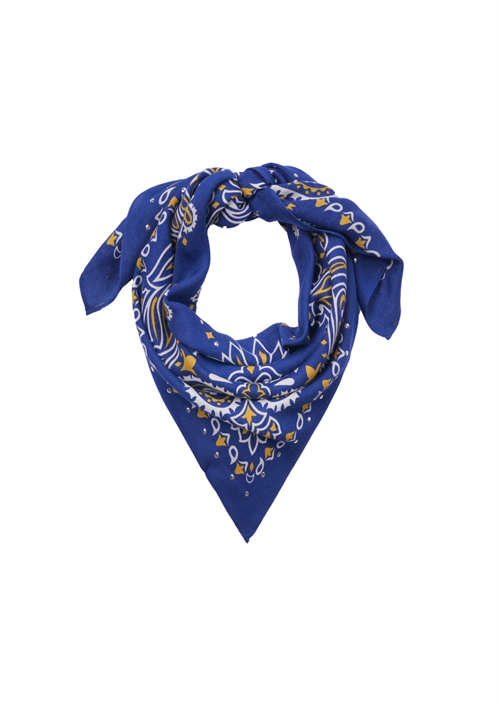 Foulard Paisley Bleu Medium - Wild Paris