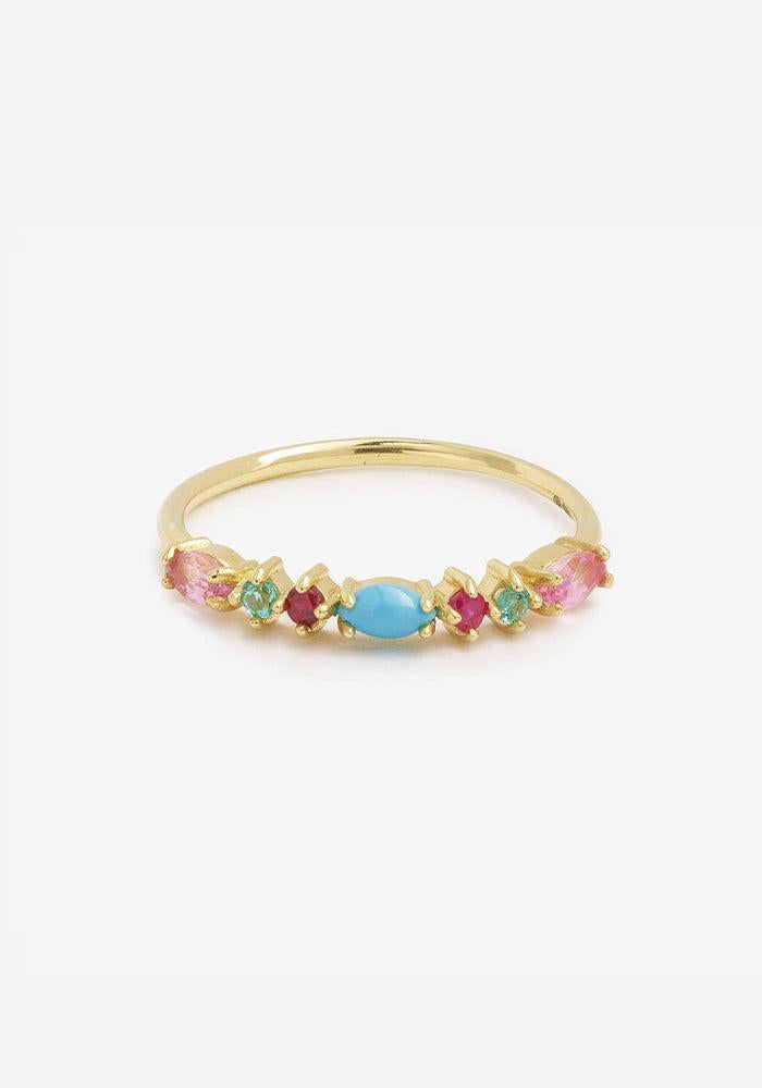 Bague Gaia 3 Turquoise - Sophie D'Agon