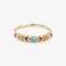 Gaia 3 Turquoise Ring