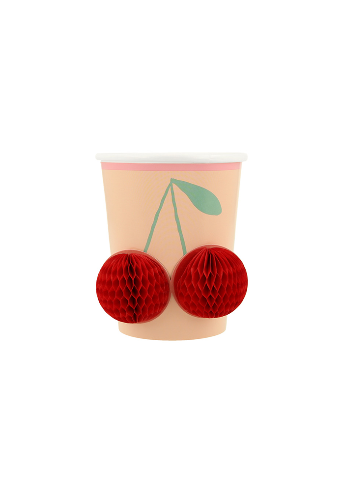 Set of 8 Happy Icons Cups