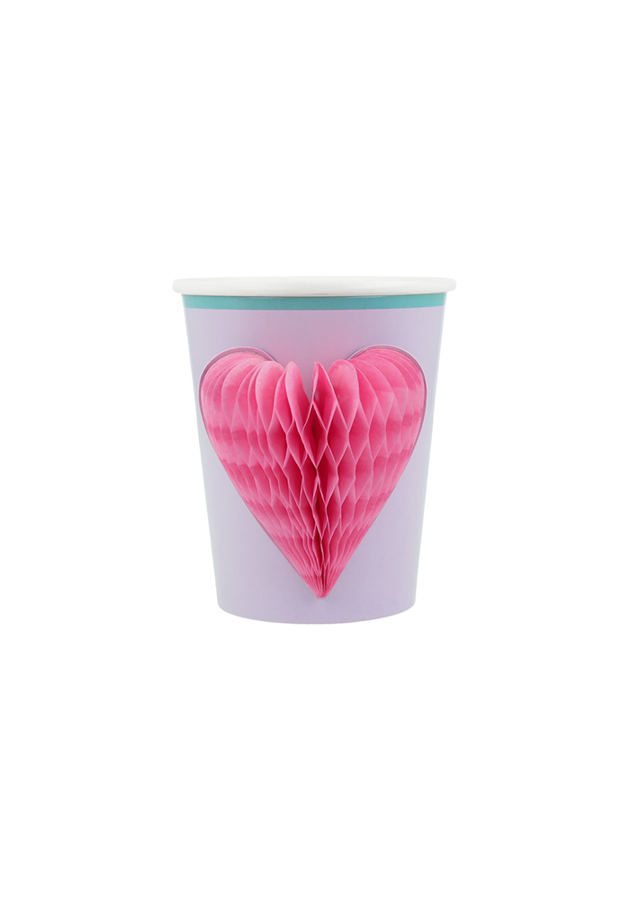 Set of 8 Happy Icons Cups
