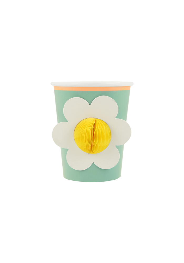 Set of 8 Happy Icons Cups