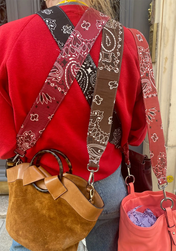 Grande Bandoulière Vintage Red Real Red - Call It By Your Name