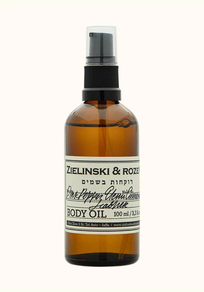 Huile Pour Le Corps Poivre Rose, Élémi, Cannelle Et Cuir 100ml - Zielinski And Rozen