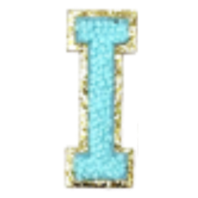 Sticker Columbia Lettre Bleue