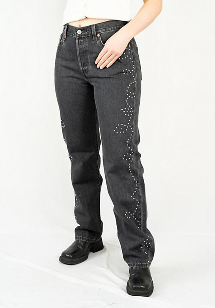 Jean 501 90's Bejeweled Noir L30 - Levi's