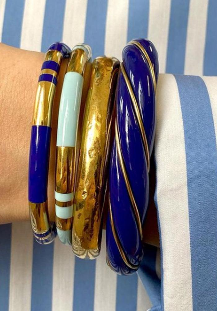 Jonc Positano Bleu Lapis - Aurélie Bidermann