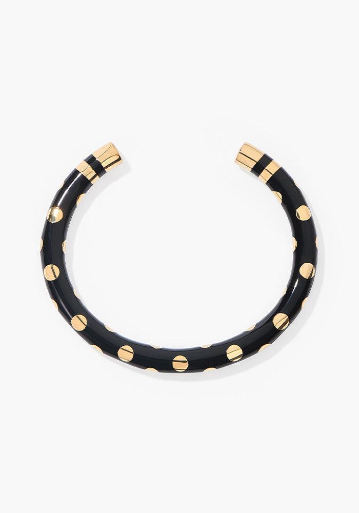 Bracelet Positano Noir Clou - Aurélie Bidermann