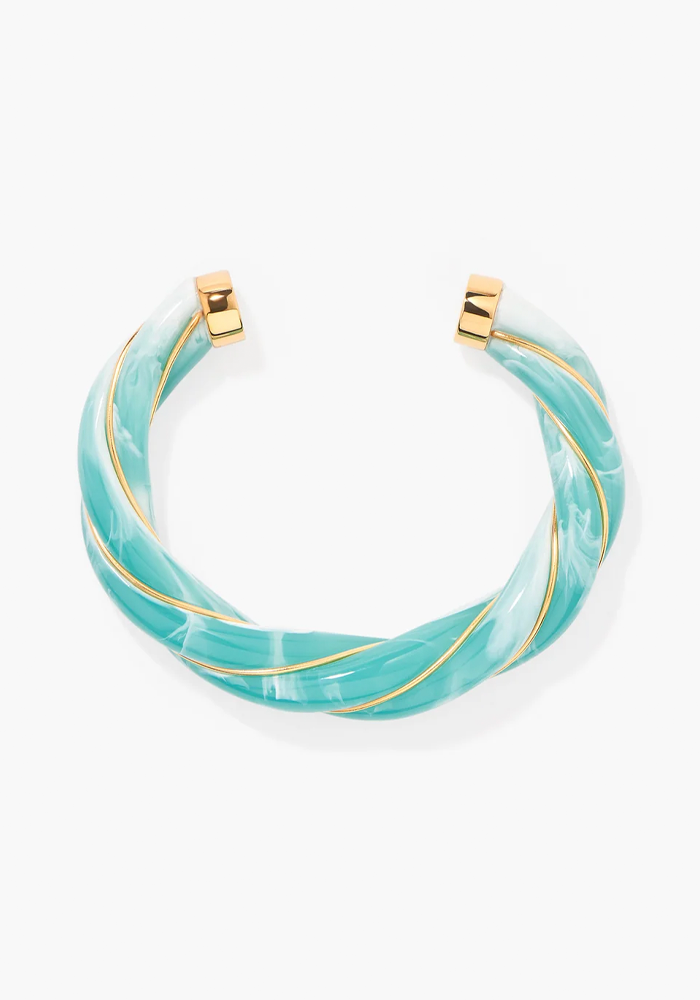 Jonc Diana Tie & Dye Amazonite - Aurélie Bidermann