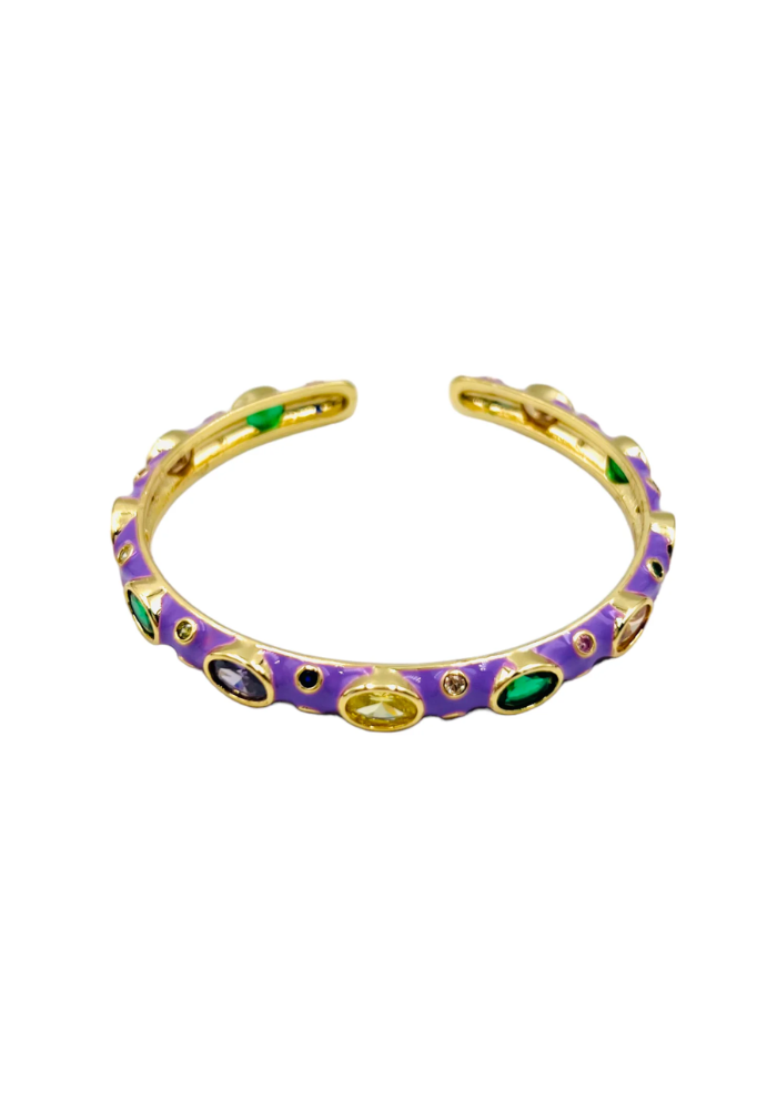 Jonc Baroque Lilas - Tara Jwls