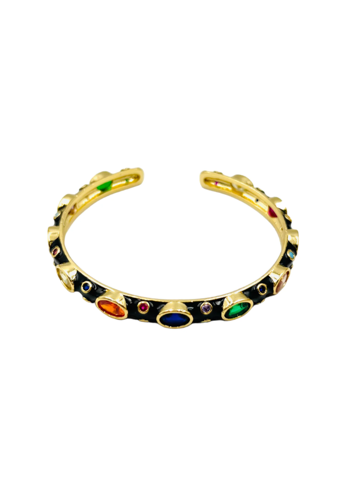 Jonc Baroque Noir - Tara Jwls