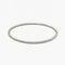 Brazalete de plata brillante