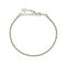 Twist Bangle 2 Cuerdas Guitarra Retorcidas Plata