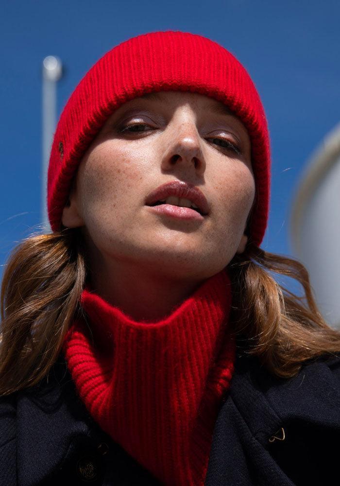 Bonnet Cerise - Koon Cachemire