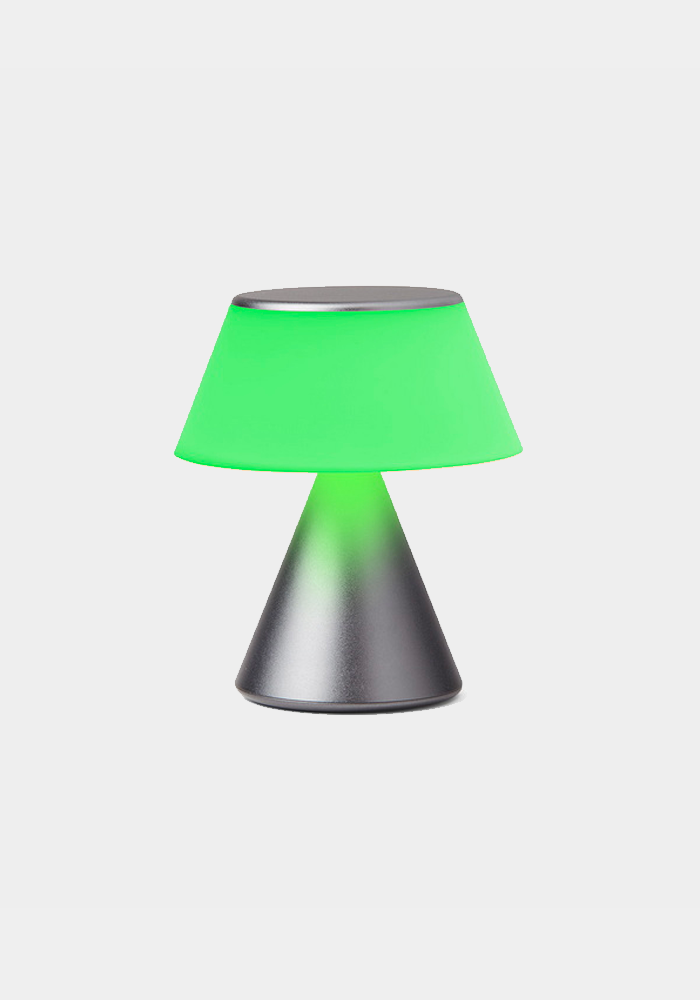 Lampe Luma M Gris Métallique - Lexon