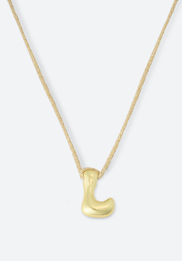 Collier Lettre L - La Môme Bijoux