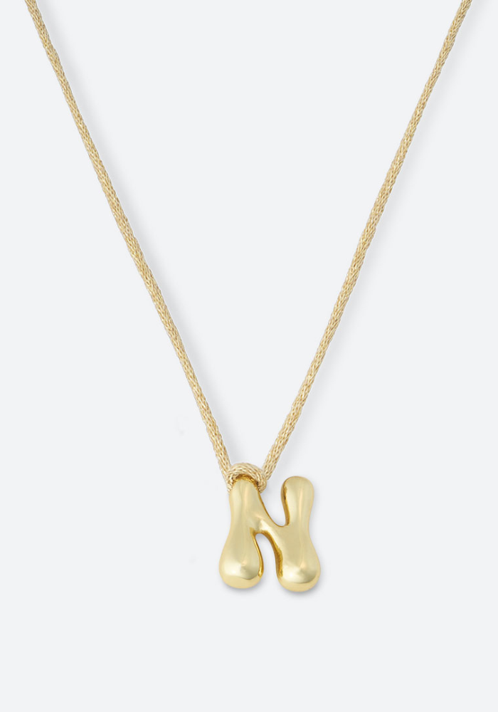 Collier Lettre N - La Môme Bijoux
