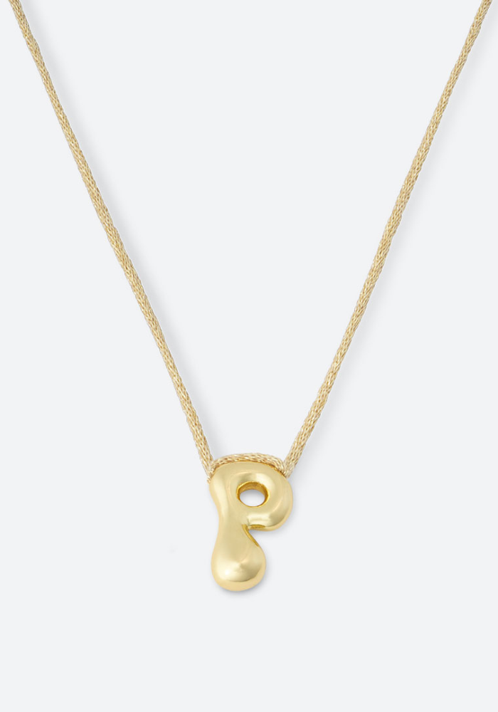 Collier Lettre P - La Môme Bijoux