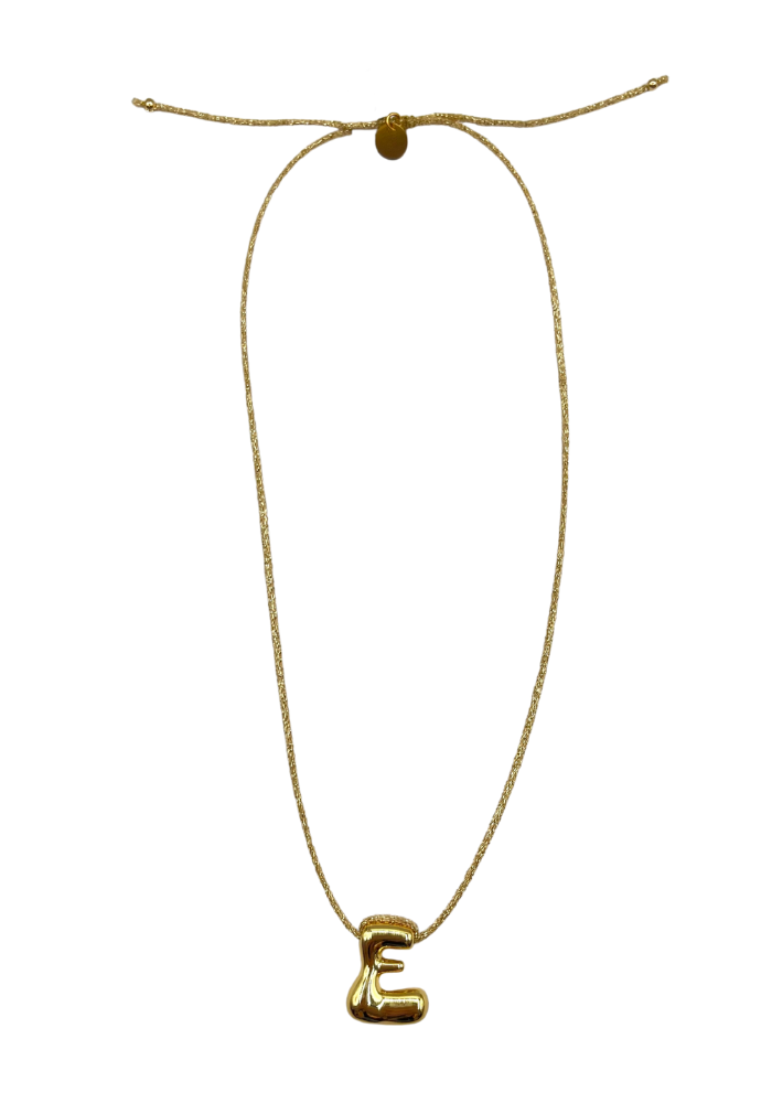 Collier Lettre E - La Môme Bijoux