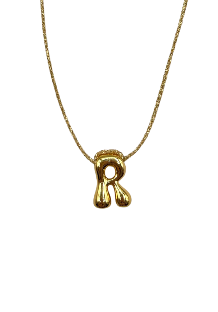 Collier Lettre R - La Môme Bijoux