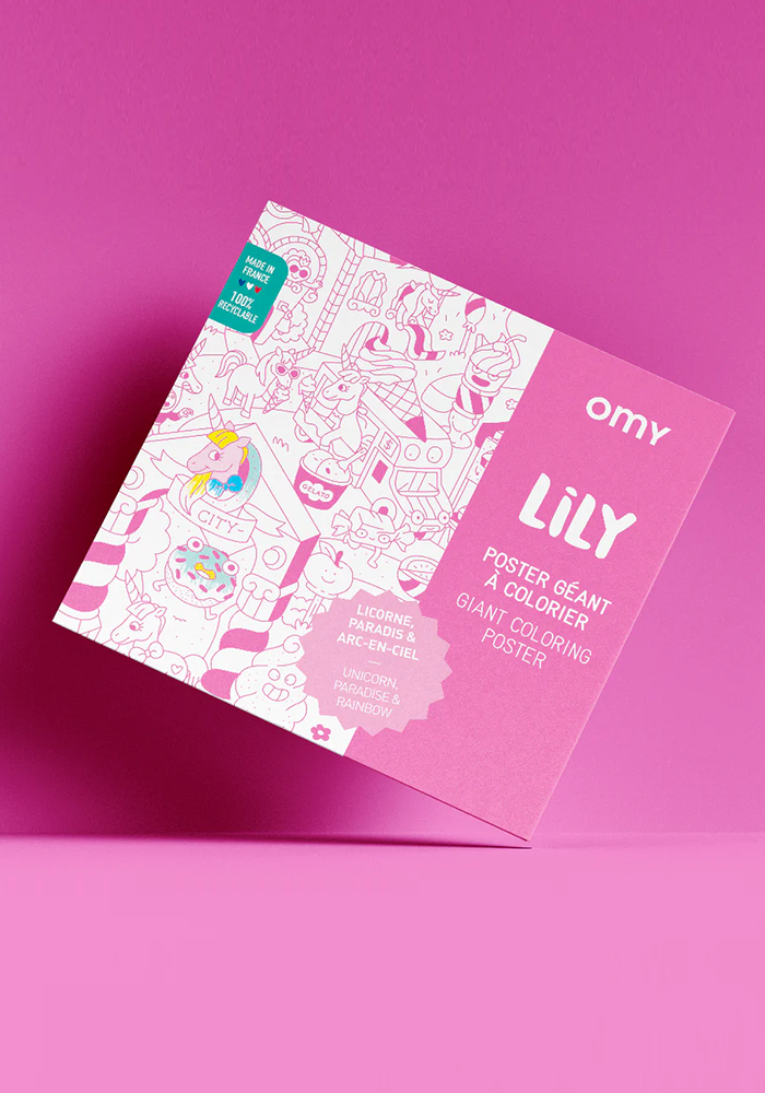 Poster Géant Cherche Et Trouve Lily - OMY