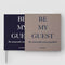 Libro de visitas Be My Guest gris