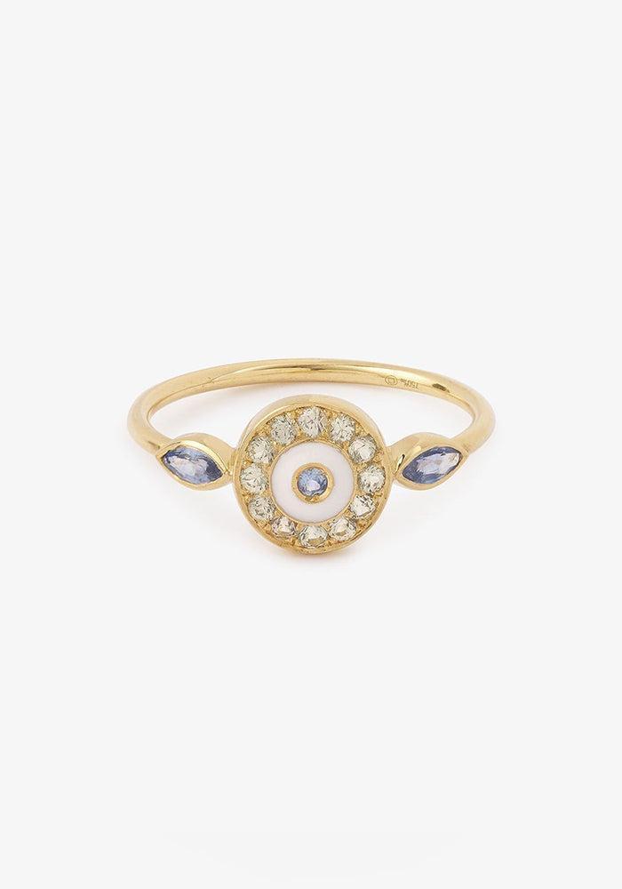 Bague Luna 1 Bleue - Sophie D'Agon