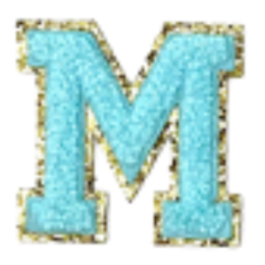 Sticker Columbia Lettre Bleue