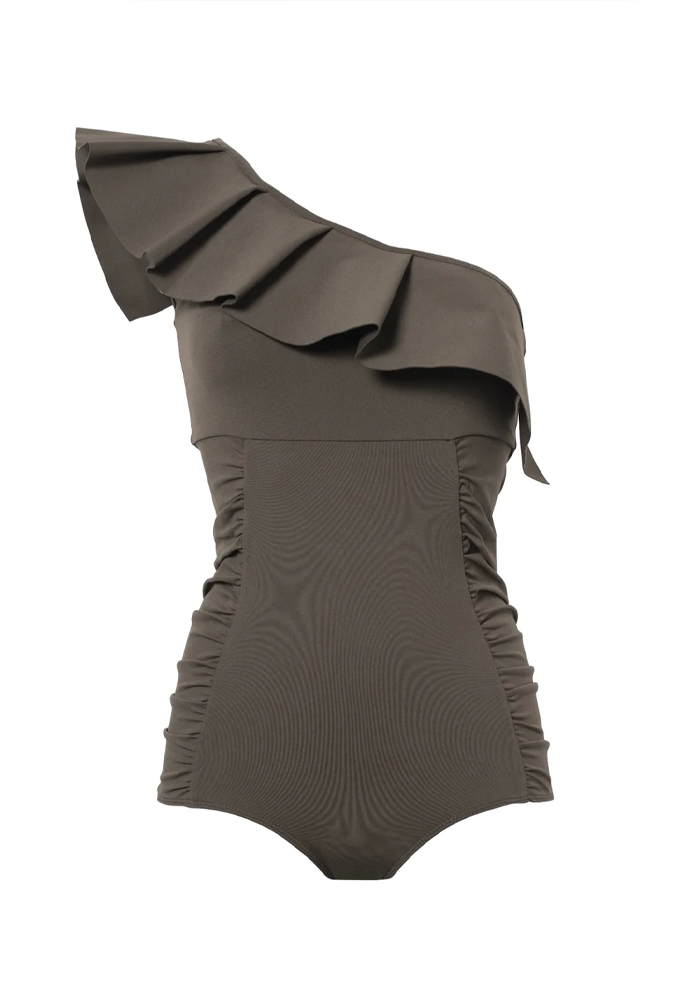Maillot De Bain Orsay Une Pièce Taupe - Maio Paris