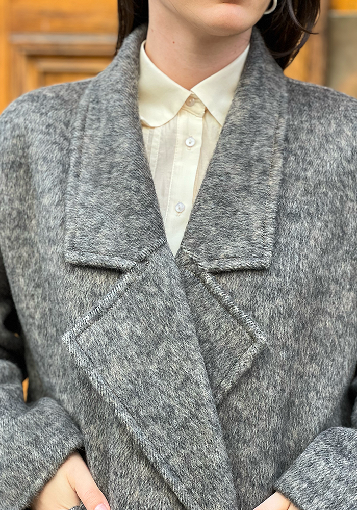Manteau Oversize Taupe - Lou Andrea