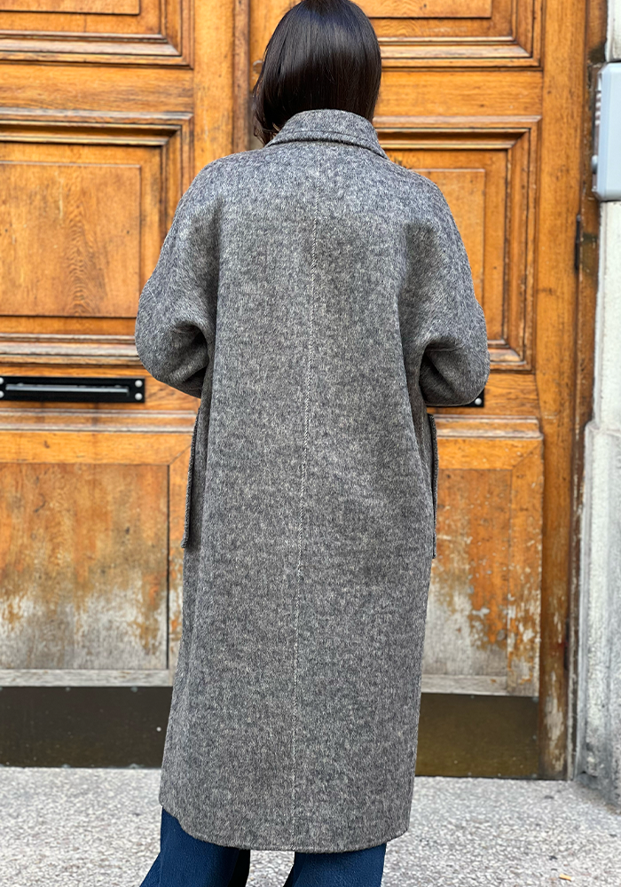 Manteau Oversize Taupe - Lou Andrea
