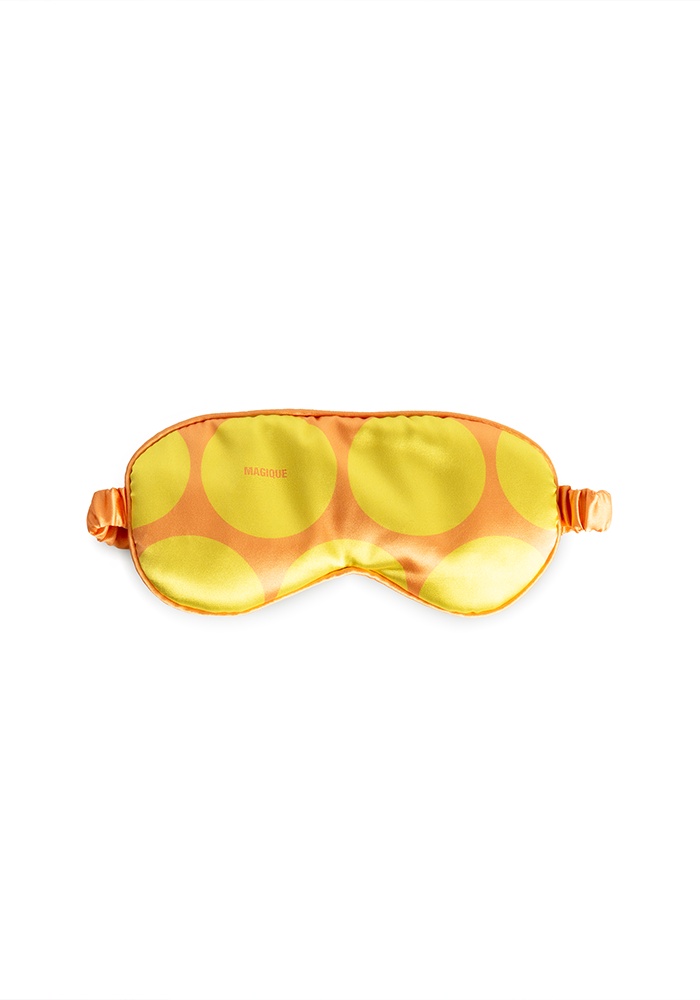 Masque De Nuit Orange Pois Jaunes - Blush Sélection