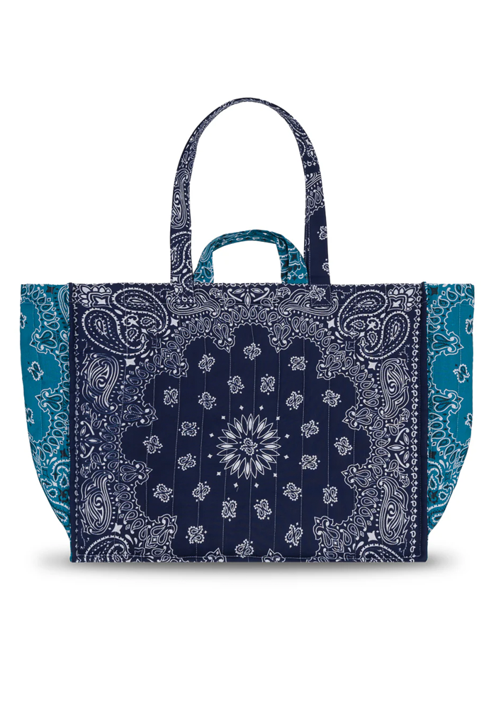 Sac Maxi Cabas Love Navy Pétrole - Call It By Your Name