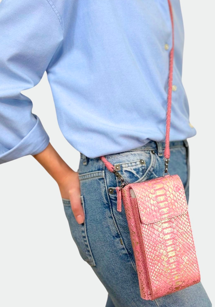 Meghan Baby Doll Leather Handle Pouch