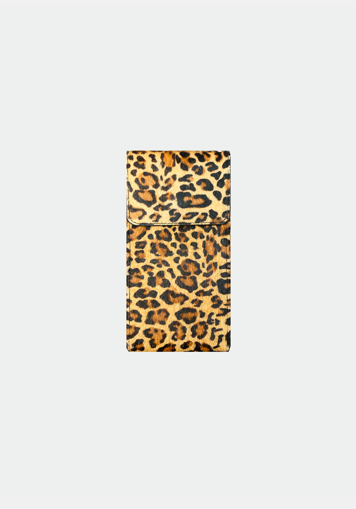 Pochette Meghan Léopard Anse Cuir - Sista Paris