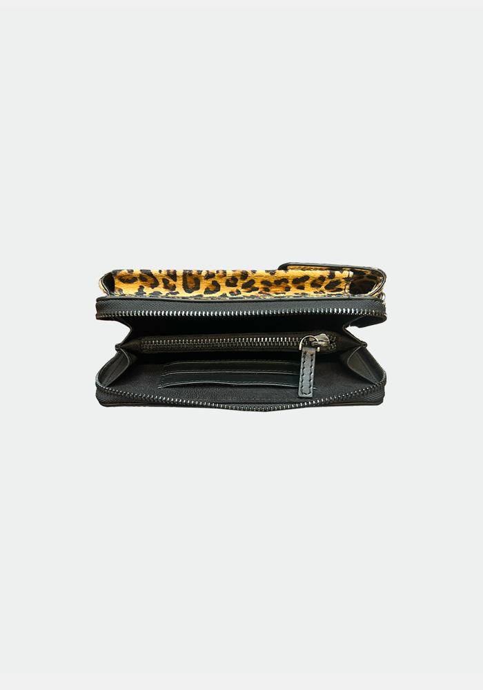 Pochette Meghan Léopard Anse Cuir - Sista Paris