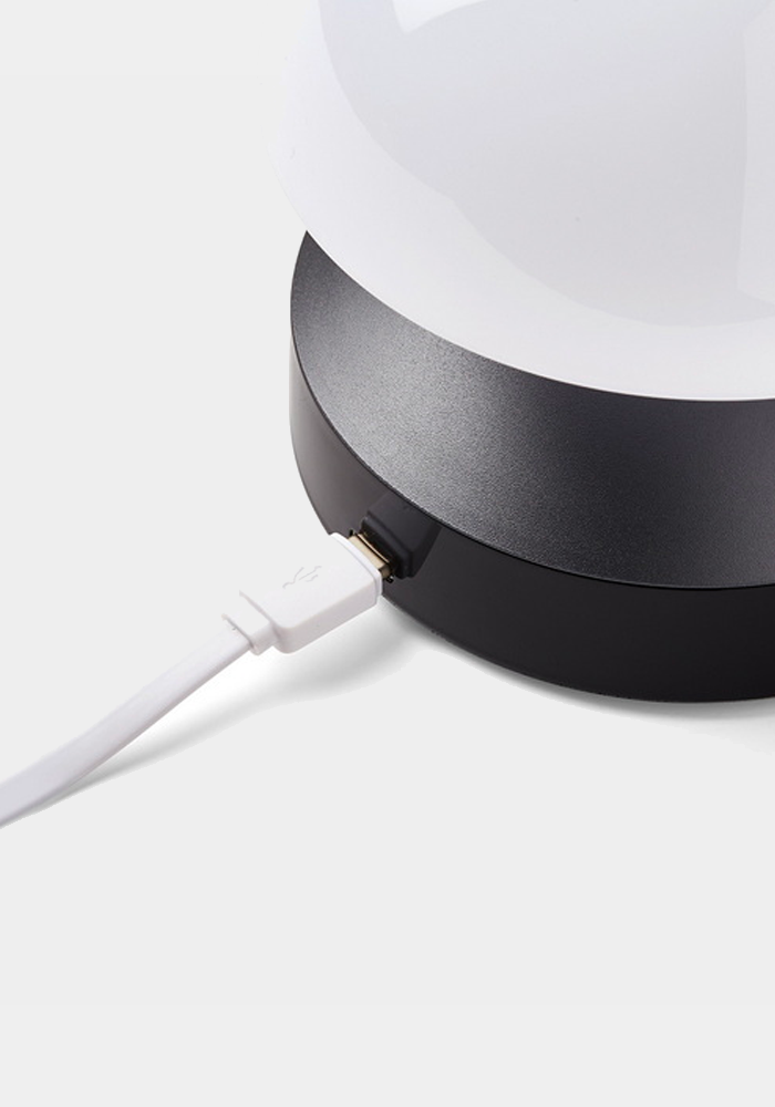 Réveil Mina Sunrise Gris Métallique -Lexon