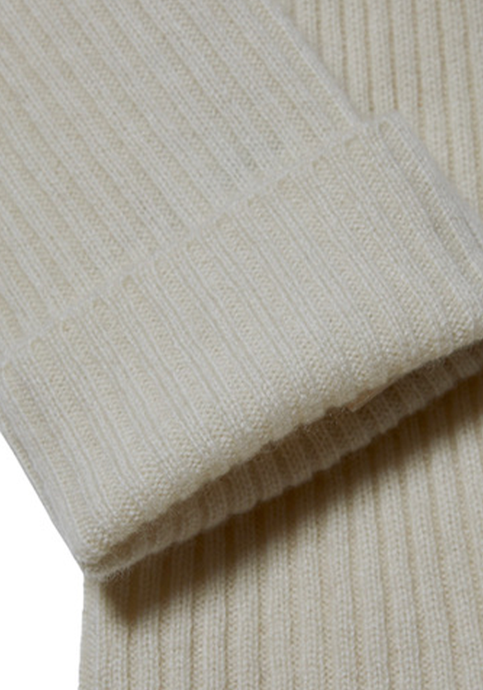 Cashmere Mittens XL Ecru Exclusive Blush