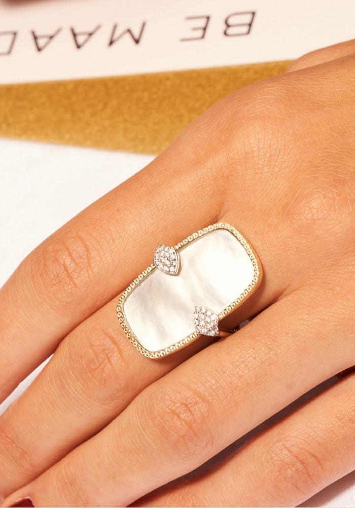 Bague Sangha Nacre - Be Maad