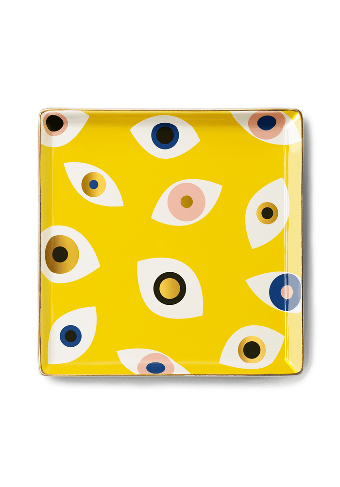 Vide-Poche Nazar Jaune en Porcelaine - Octaevo