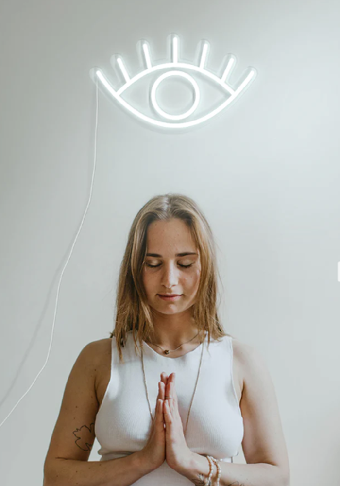 Ojo Neón Blanco