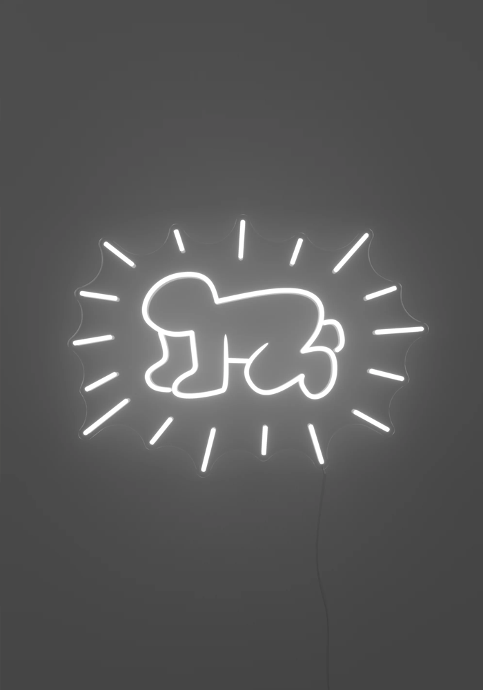 Néon Radiant Baby Keith Haring - Yellow Pop